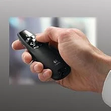جهاز تحكم بالعروض التقديمية Logitech R400 لاسلكي مع مؤشر ليزر أحمر - Thumbnail 5