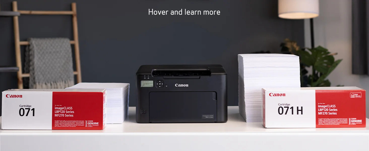 طابعة ليزر أحادية اللون Canon i-SENSYS LBP122DW مع طباعة مزدوجة واتصال لاسلكي وUSB وشبكة - Image 9