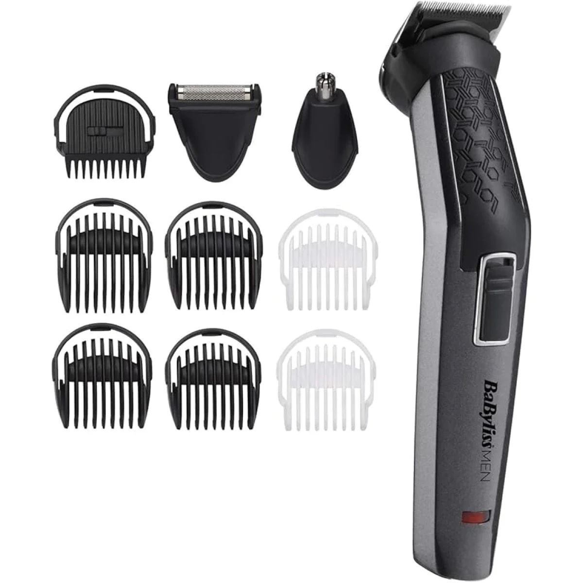 ماكينة تشذيب متعددة للرجال BaByliss MT727SDE كربون تيتانيوم 10 في 1، أسود