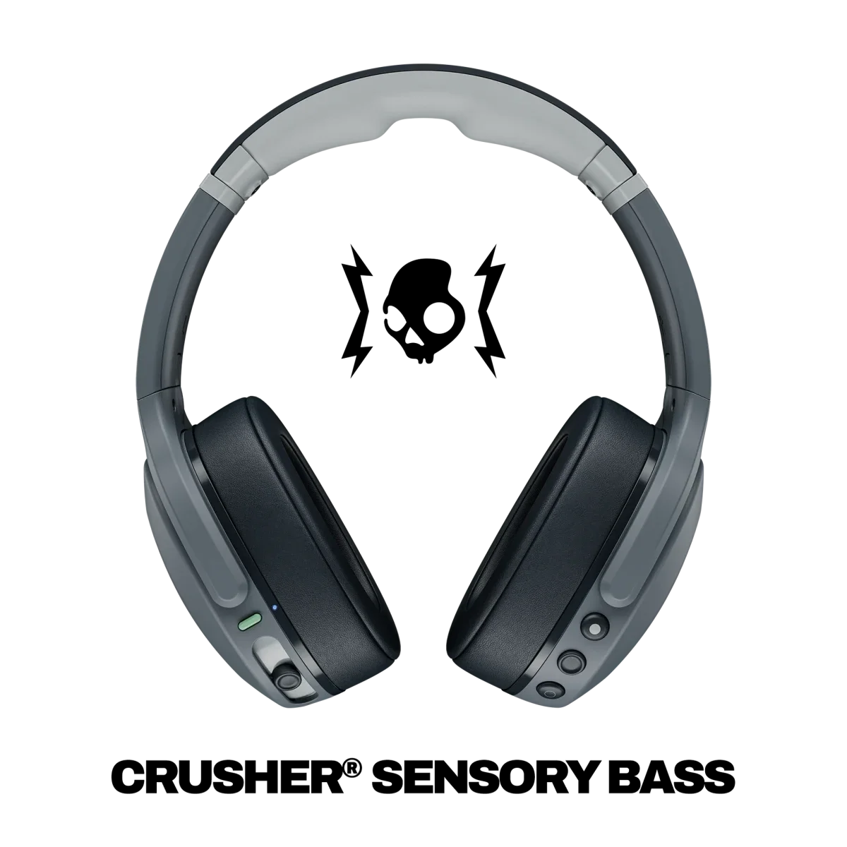 Skullcandy Crusher Evo Wireless Headphones with Sensory Bass - Chill Grey - Thumbnail 2