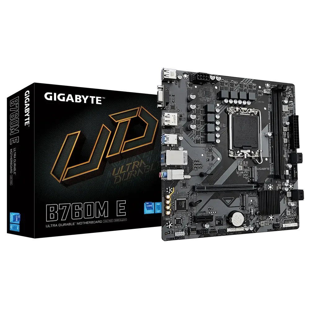 لوحة كمبيوتر GIGABYTE B760M E DDR5 - Image 1