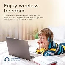 Promate Coddy Kids Wired & Wireless Headphones, 85dB-93dB Safe Volume, 20H Playtime, Emerald - Thumbnail 10