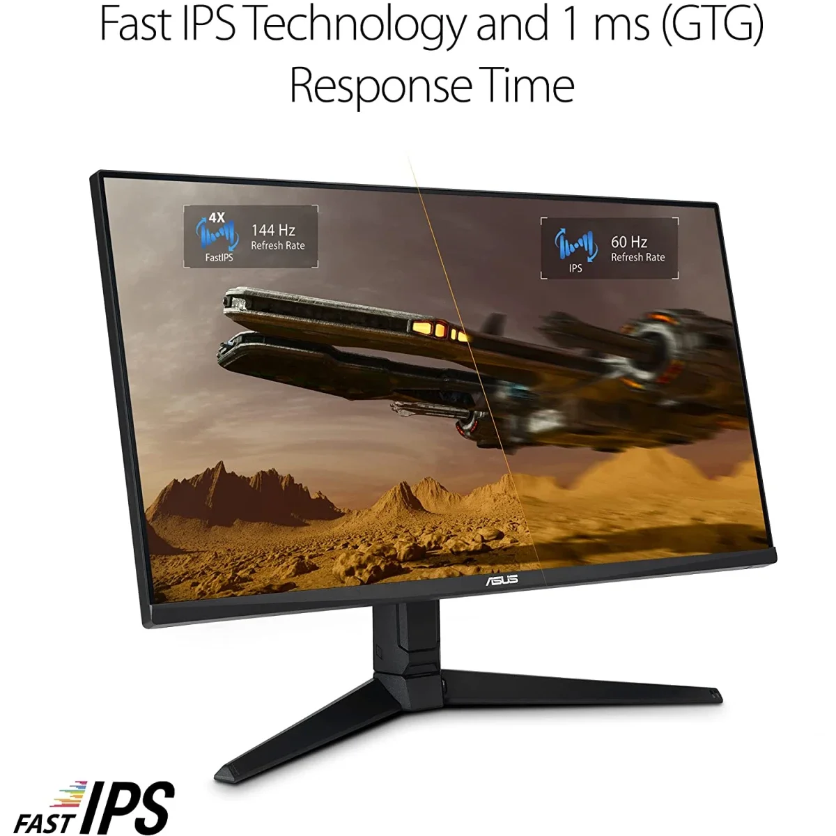 شاشة ألعاب Asus VG28UQL1A مقاس 28 إنش 4K UHD بتردد 144Hz ولوحة Fast IPS - Thumbnail 2