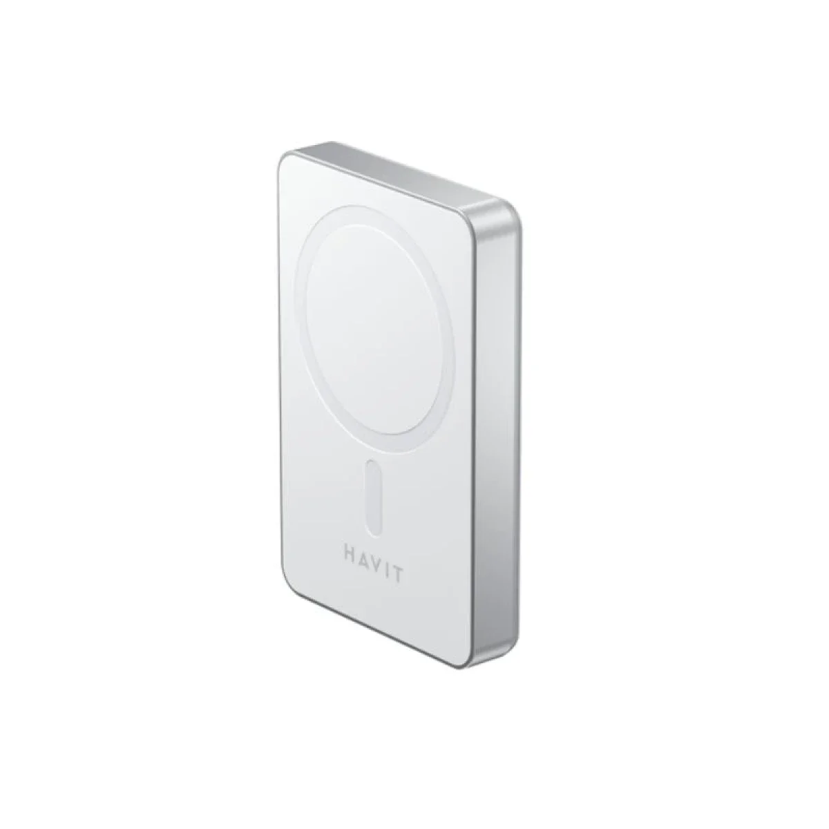 HAVIT PB5216 5000mAh Magnetic Wireless Power Bank White - Thumbnail 2