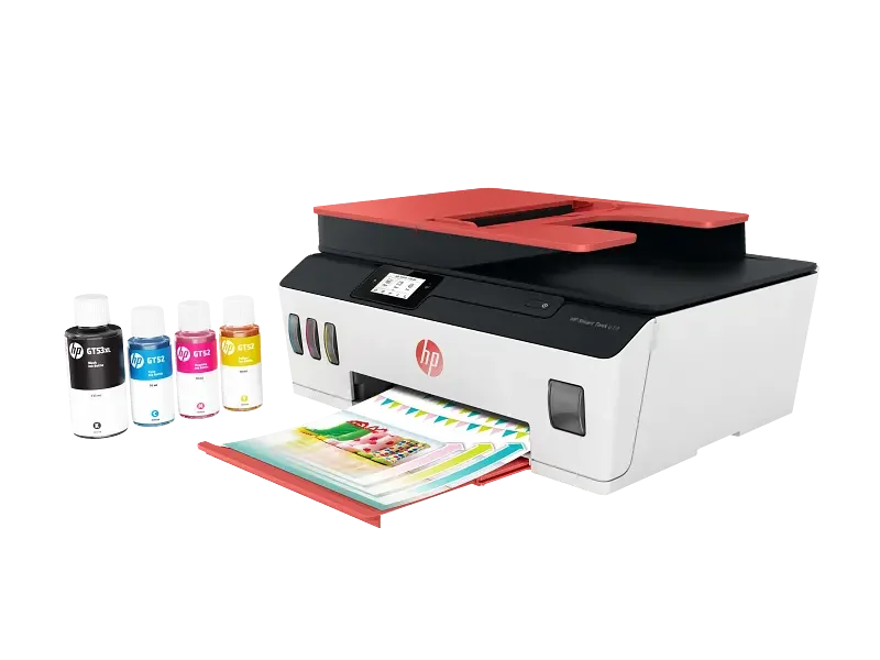 طابعة HP Smart Tank 615 متعددة الوظائف لاسلكية مع وحدة تغذية تلقائية للمستندات - Thumbnail 4