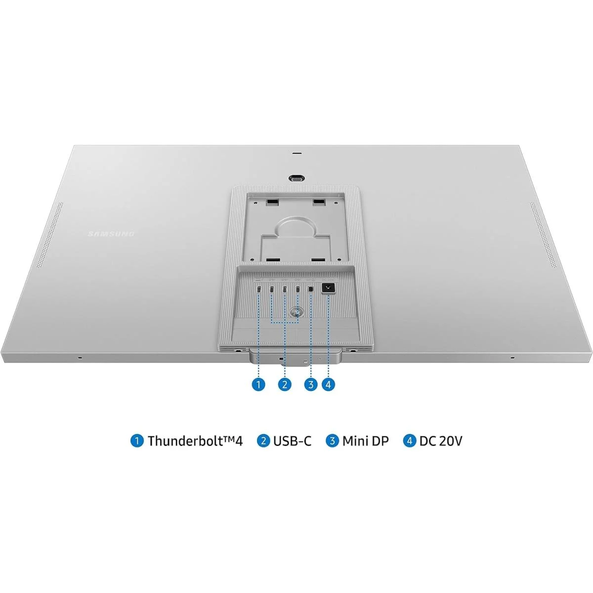 Samsung ViewFinity S9 (S90PC) 27-Inch 5K IPS Smart Monitor, 60Hz, 5ms, Light Gray - Thumbnail 2