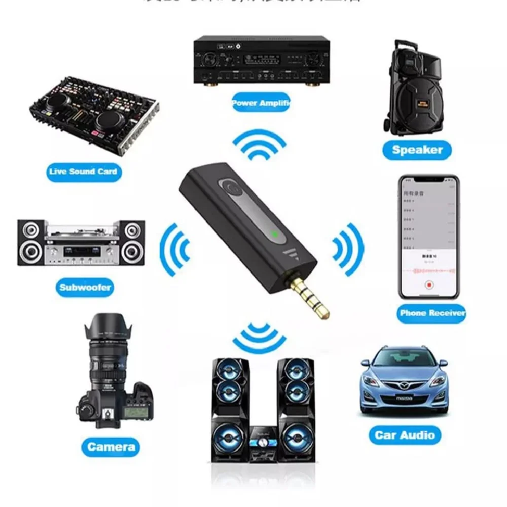 K35 Wireless Lavalier Microphone for 3.5mm Devices - Image 2
