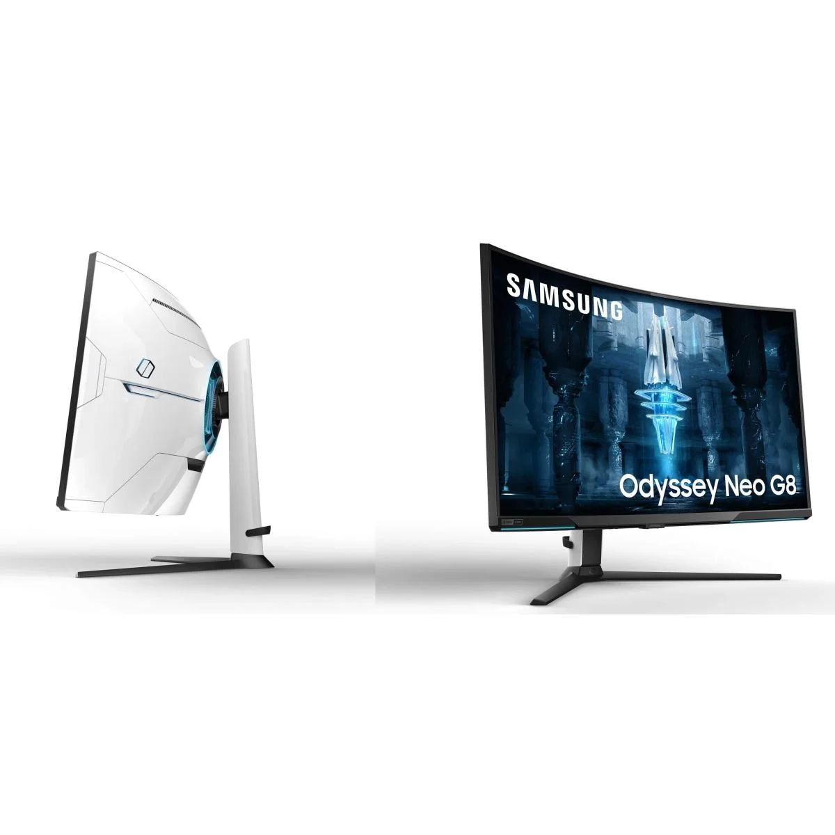 شاشة Samsung Odyssey Neo G8 للألعاب 32 إنش منحنية 4K UHD Mini LED، 240 هرتز، 1 مللي ثانية - Image 2