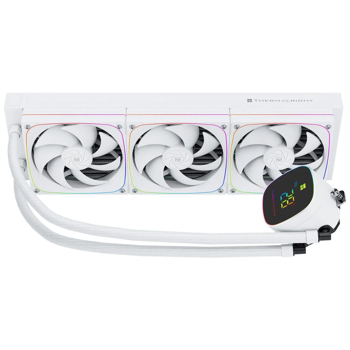 Thermalright Frozen Horizon 360 Digital ARGB White 360mm CPU Liquid Cooler TL-Q12W - Thumbnail 3