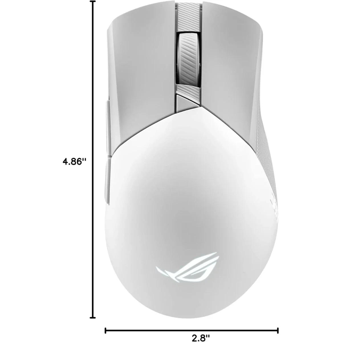 ماوس ألعاب Asus ROG Gladius III Wireless AimPoint لاسلكي، 36000 DPI، أبيض - Thumbnail 8