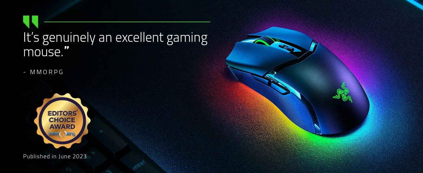 ماوس ألعاب لاسلكي Razer Cobra Pro بمستشعر بصري 30K، أبيض - Thumbnail 13