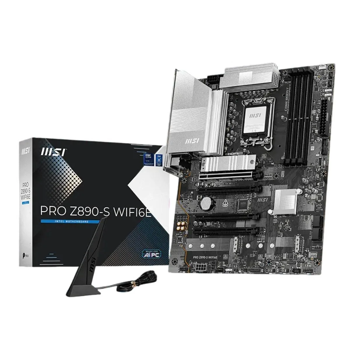 MSI PRO Z890-S WIFI Wi-Fi 6E ATX Motherboard for Intel Core Ultra Series 2