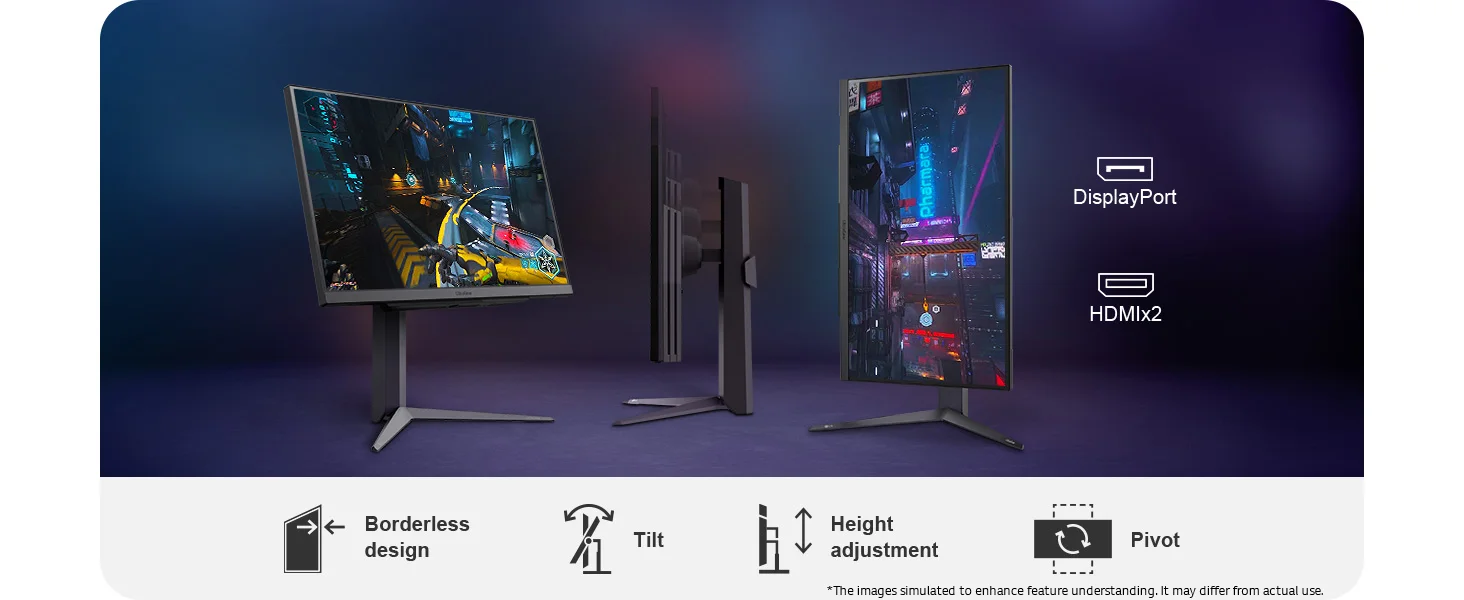 شاشة ألعاب LG 27GS75Q-B UltraGear مقاس 27 إنش QHD بتردد 200 هرتز وزمن استجابة 1 مللي ثانية IPS ومتوافقة مع G-SYNC - Thumbnail 12