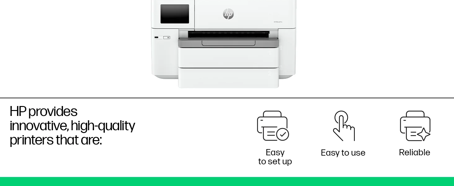 طابعة HP OfficeJet Pro 9730 الكل في واحد A3 ملونة نافثة للحبر مع اتصال لاسلكي وADF وطباعة على الوجهين - Thumbnail 10