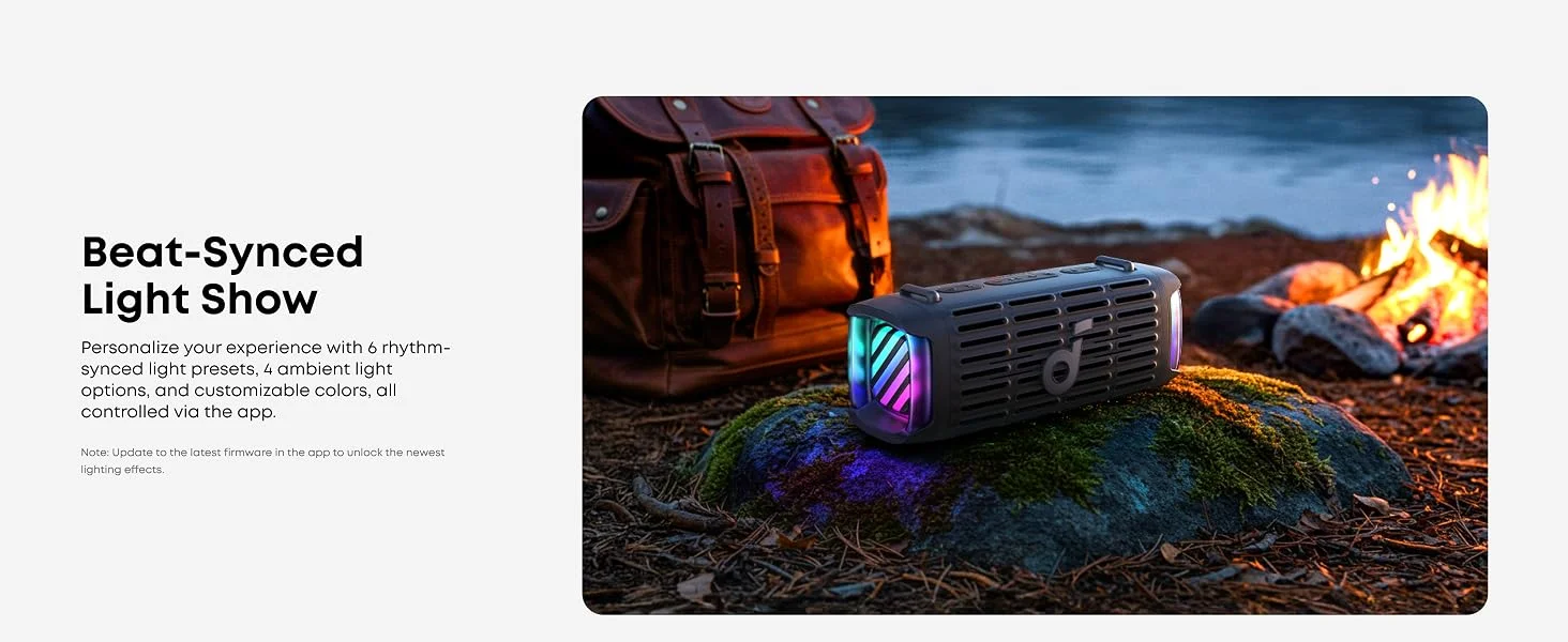 Soundcore Boom 3i 50W Portable Outdoor Bluetooth 5.3 Speaker, IP68, 16H - Image 22
