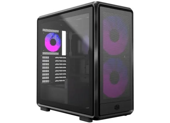 Cooler Master MASTERFRAME 600 Mesh Black E-ATX ARGB Mid-Tower Gaming Case with Tempered Glass - Thumbnail 3