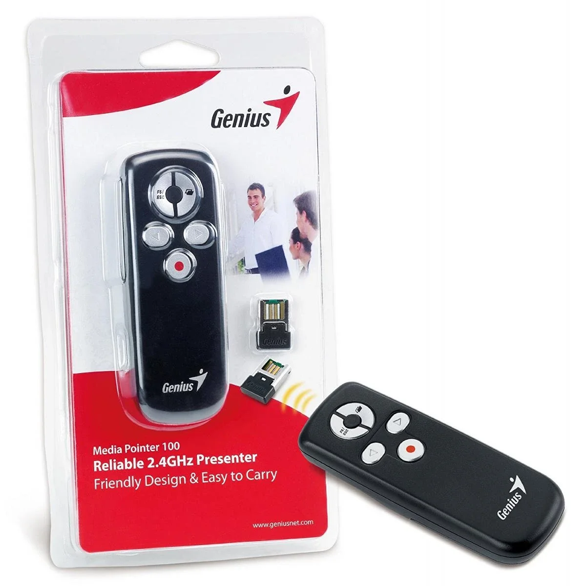 مقدم وسائط لاسلكي USB بمؤشر ليزر Pointer/USB-S