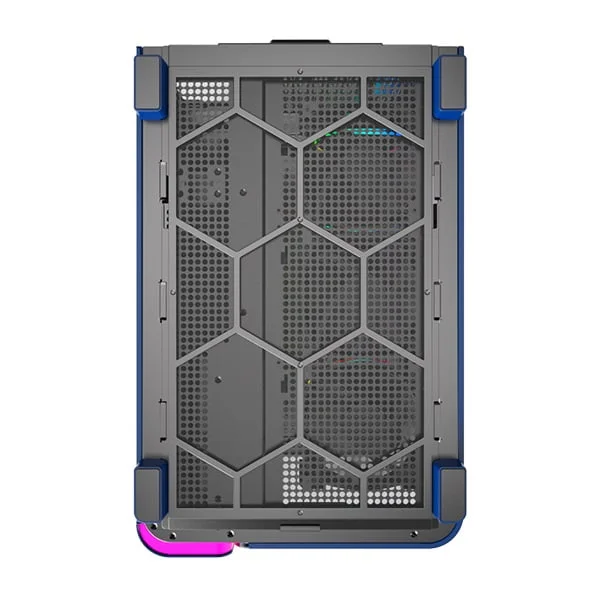 كيس كمبيوتر Montech KING 95 PRO للألعاب بحجرتين Mid-Tower – أزرق - Image 4
