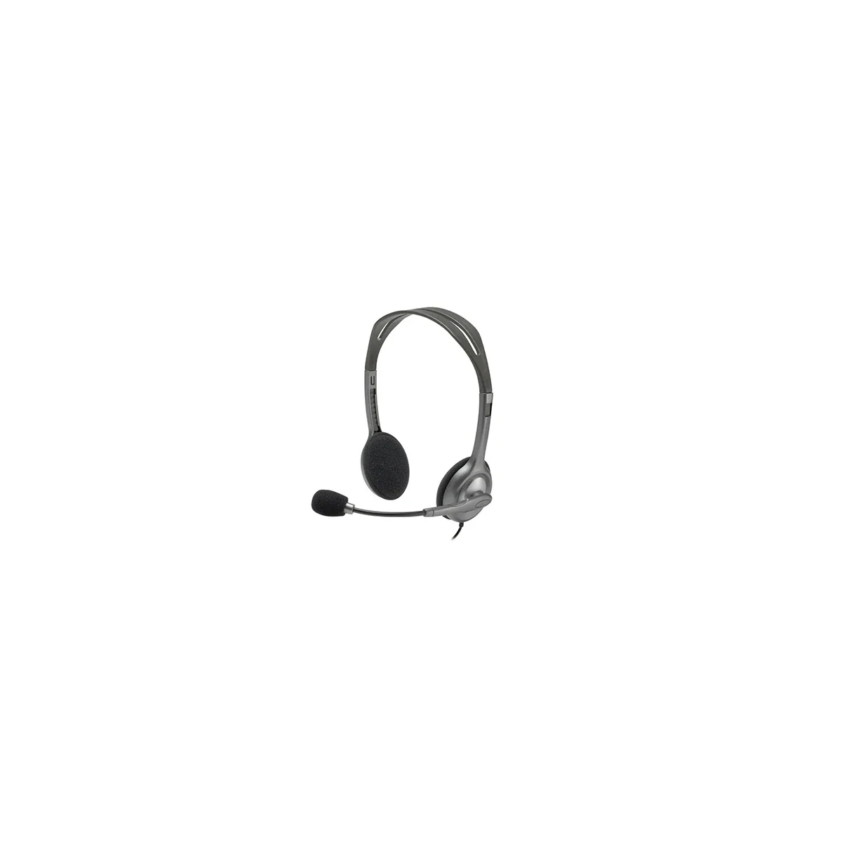 سماعة رأس Logitech H110 ستيريو سلكية مع ميكروفون