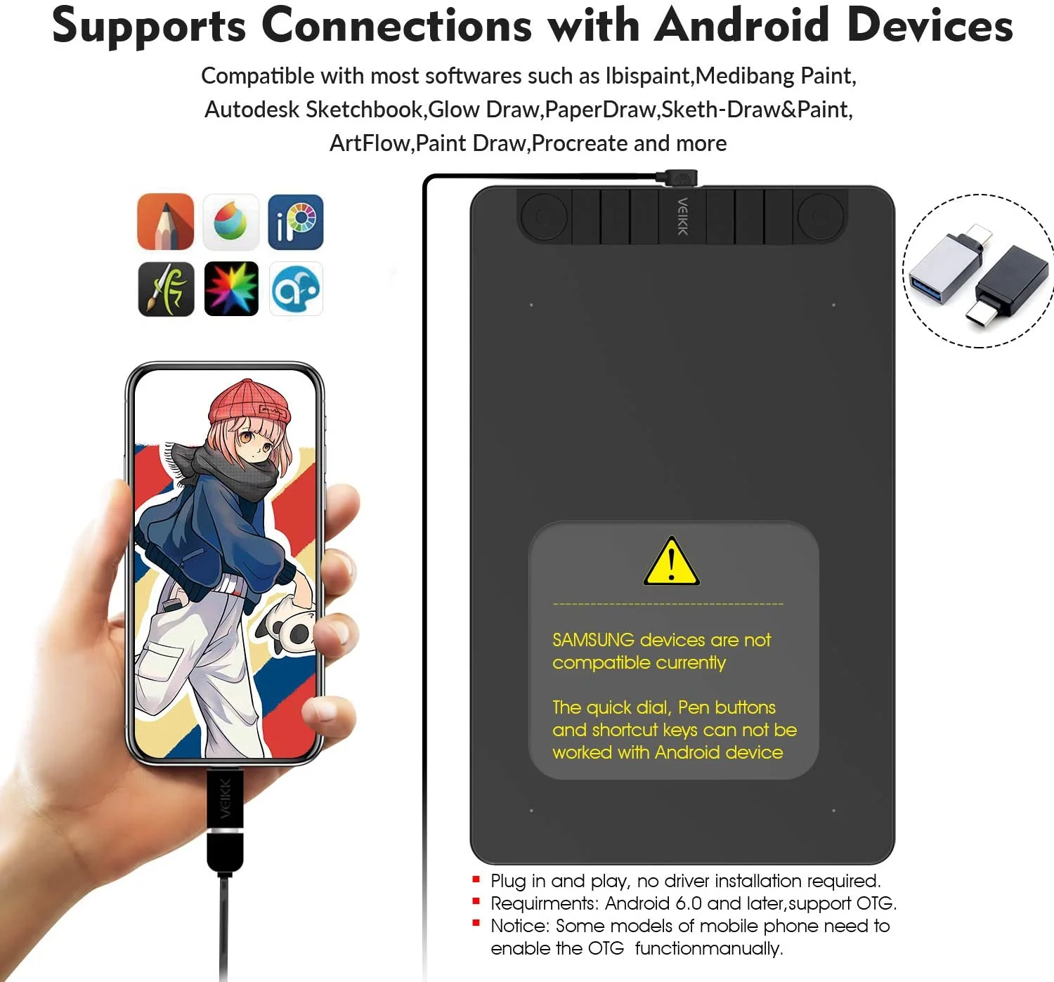 تابلت رسم جرافيك VEIKK VK1060 PRO - Image 9