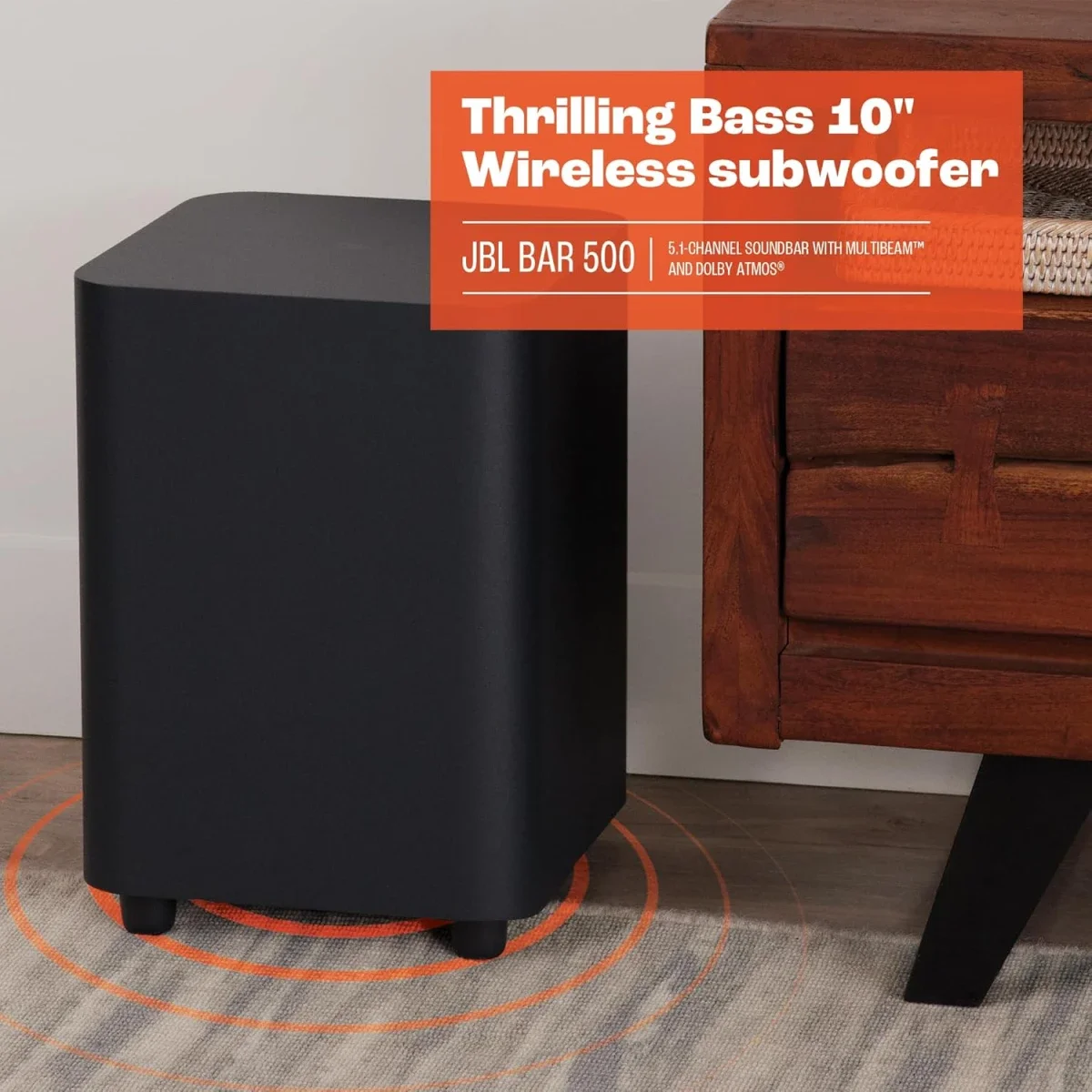 ساوند بار ومضخم صوت لاسلكي JBL Bar 500 | القوة القصوى 590W لتجربة صوتية محيطية لا تُنسى JBL Bar 500 - Image 4