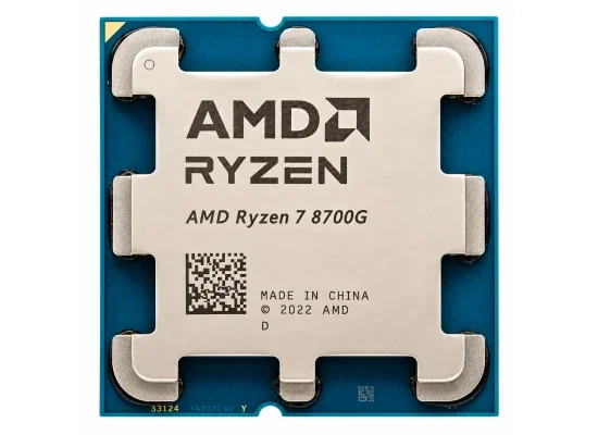 معالج AMD Ryzen 7 8700G للكمبيوتر المكتبي AM5، 8 أنوية و16 مسار، تردد أساسي 4.2 GHz وتعزيز أقصى 5.1 GHz، كاش 8MB L2 و16MB L3، Tray - Image 3