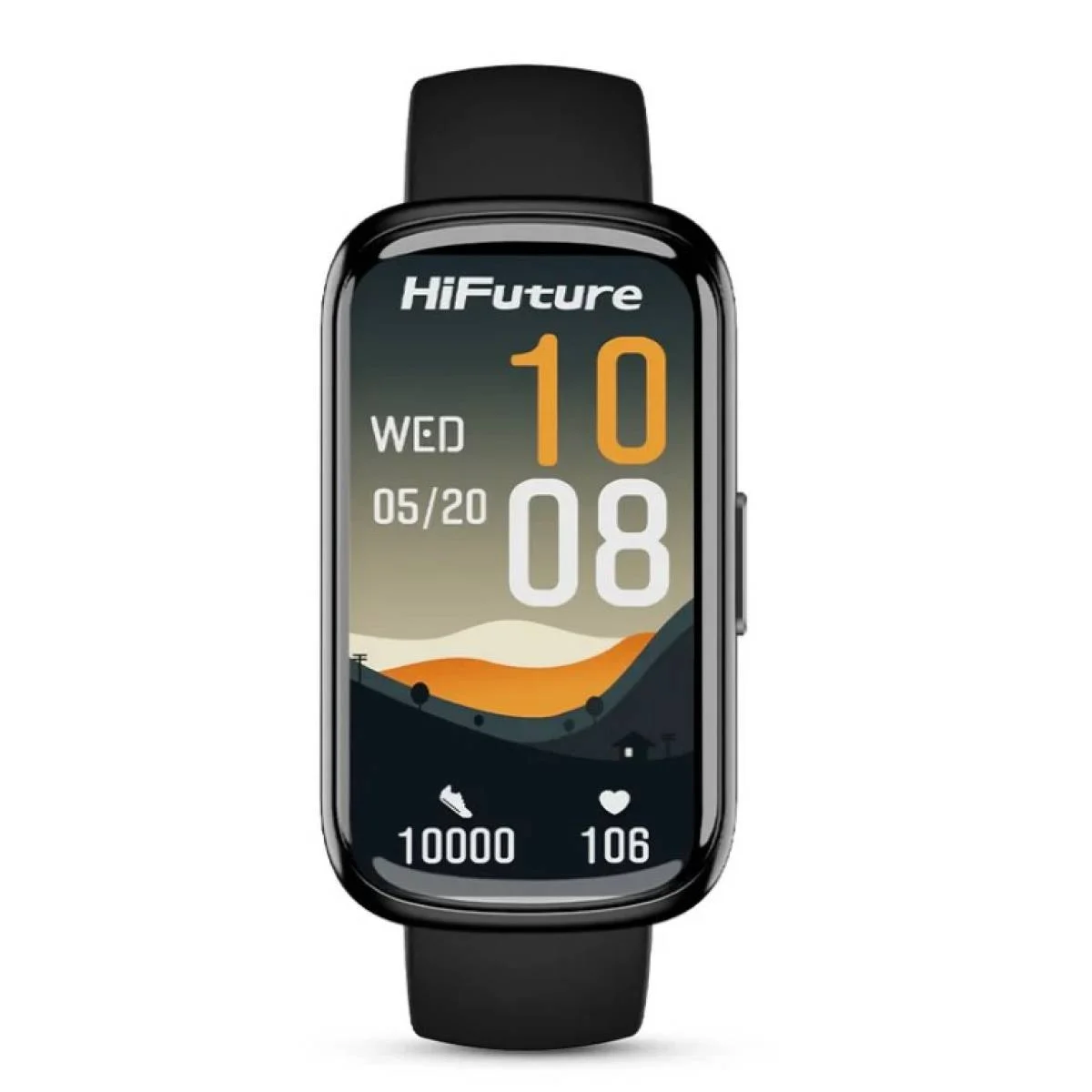 HiFuture EVO2 Smartwatch, 1.47-Inch IPS Display, 7-Day Battery, 100+ Sports Modes, Heart Rate Monitoring, IP68, Black - Thumbnail 2