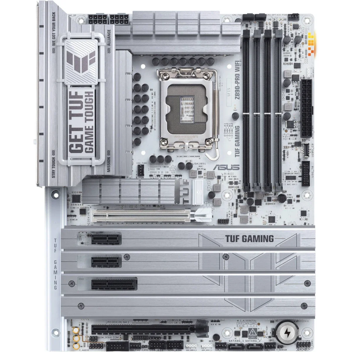 لوحة أم Asus TUF GAMING Z890-PRO WIFI 7 ATX DDR5 LGA 1851 - Thumbnail 2