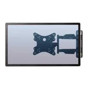 Fellowes Full Motion TV Wall Mount for Up to 55-Inch Monitors, 360° Rotation, Black - Thumbnail 9
