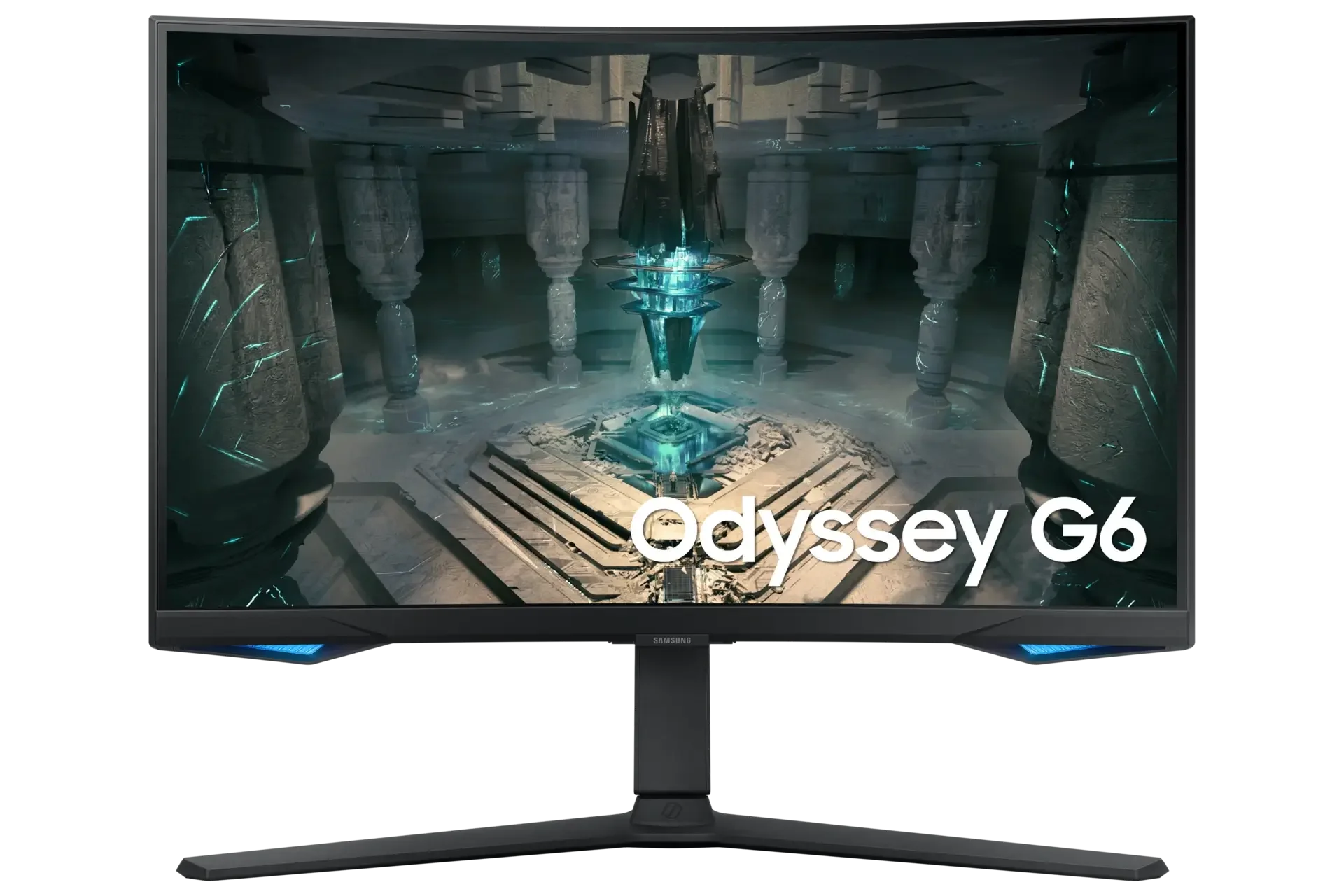 شاشه عاب Samsung Odyssey G6 BG650 Smart Tizen مقاس 32 انش QHD 240Hz 1ms HDR600