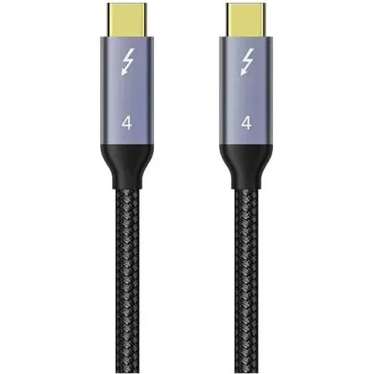 كابل Coteci 87304 Thunderbolt 4 من USB-C إلى USB-C بطول 1 متر بسرعة 40Gbps ودقة 8K أسود