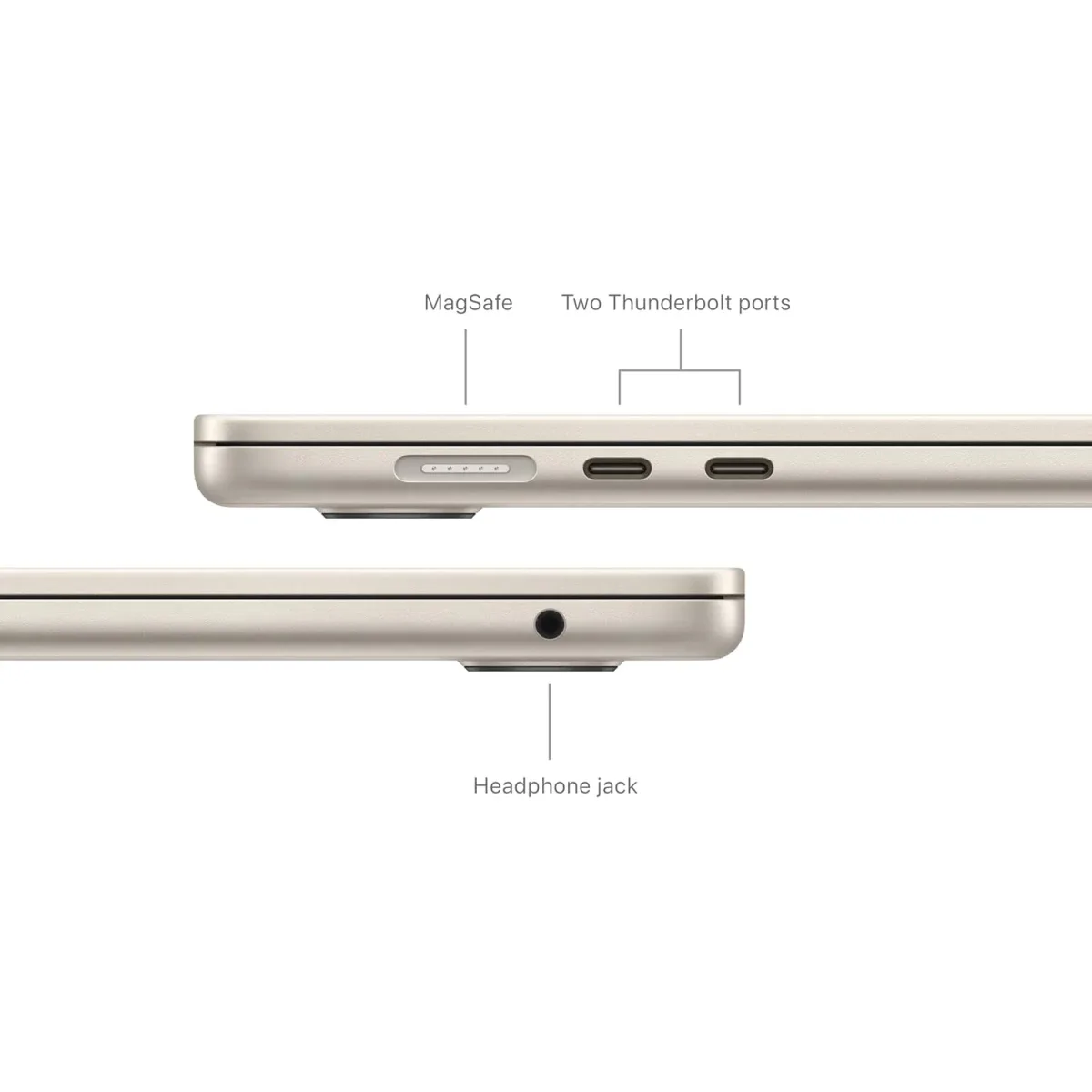 Apple MacBook Air 15 (2024) M3 15.3-inch Laptop 16GB RAM 256GB SSD Starlight - Image 7