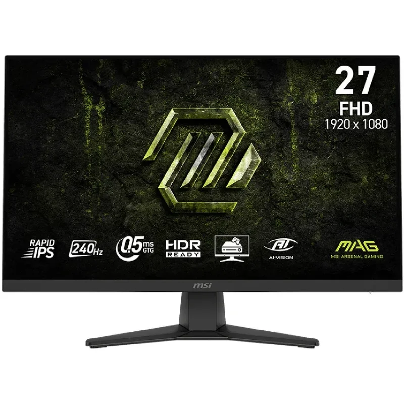شاشة ألعاب MSI MAG 272F مقاس 27 إنش IPS بتردد 240Hz واستجابة 0.5ms