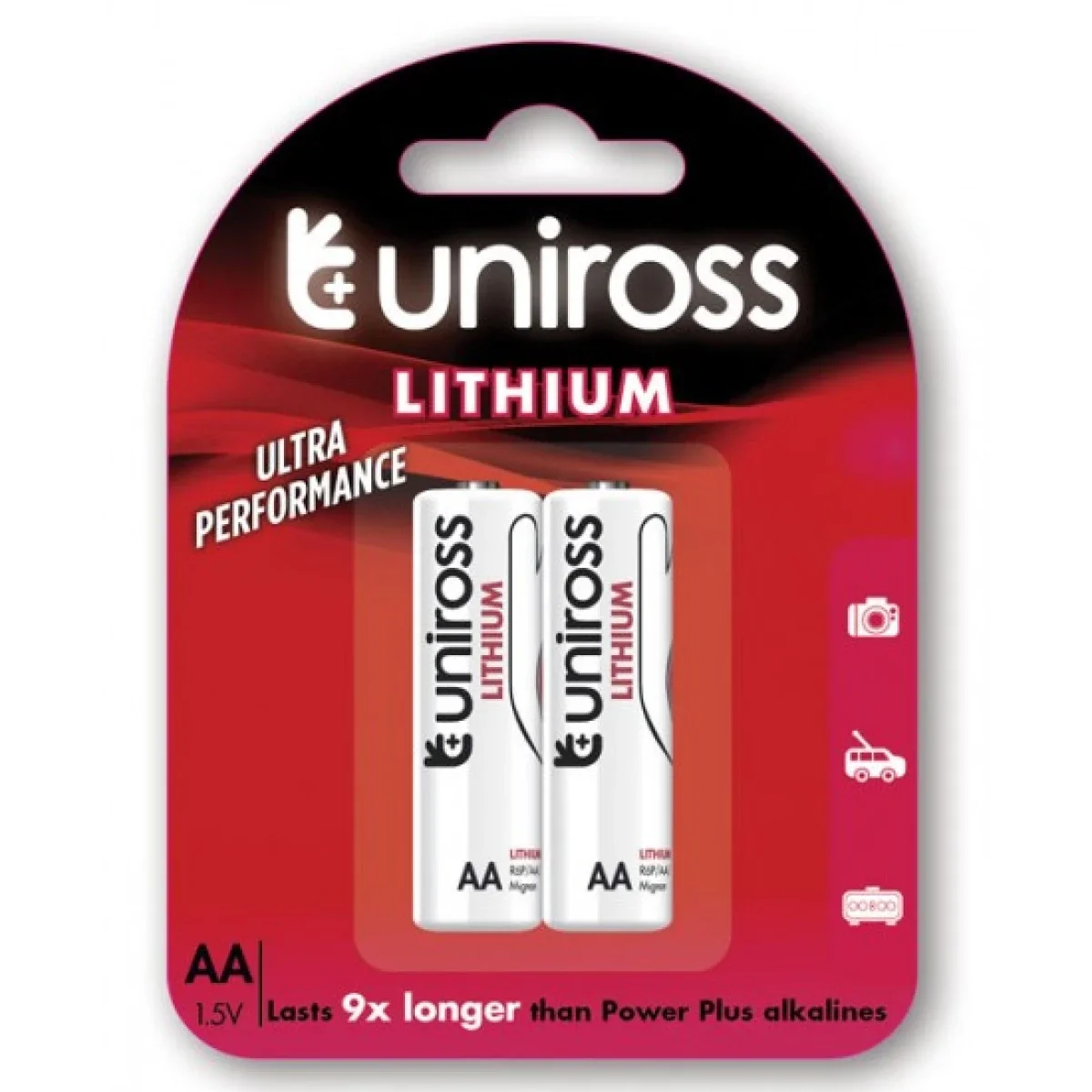 بطارية Uniross ليثيوم AA AAX2