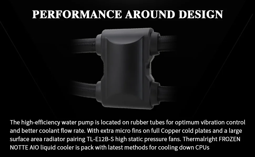 مبرد سائل للمعالج Thermalright Frozen Notte 360 ARGB أبيض - Image 7