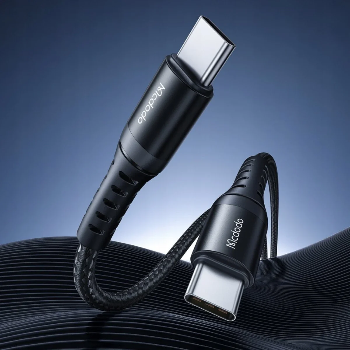 Mcdodo CA-5641 60W 3A USB-C to USB-C Charging and Data Cable 1M Black