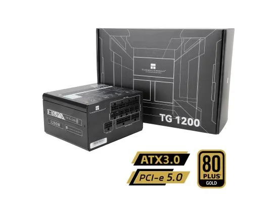 مزود طاقة Thermalright TG-1200 بقدرة 1200 واط ذهبي 80 بلس معياري بالكامل ATX 3.0 - Image 3