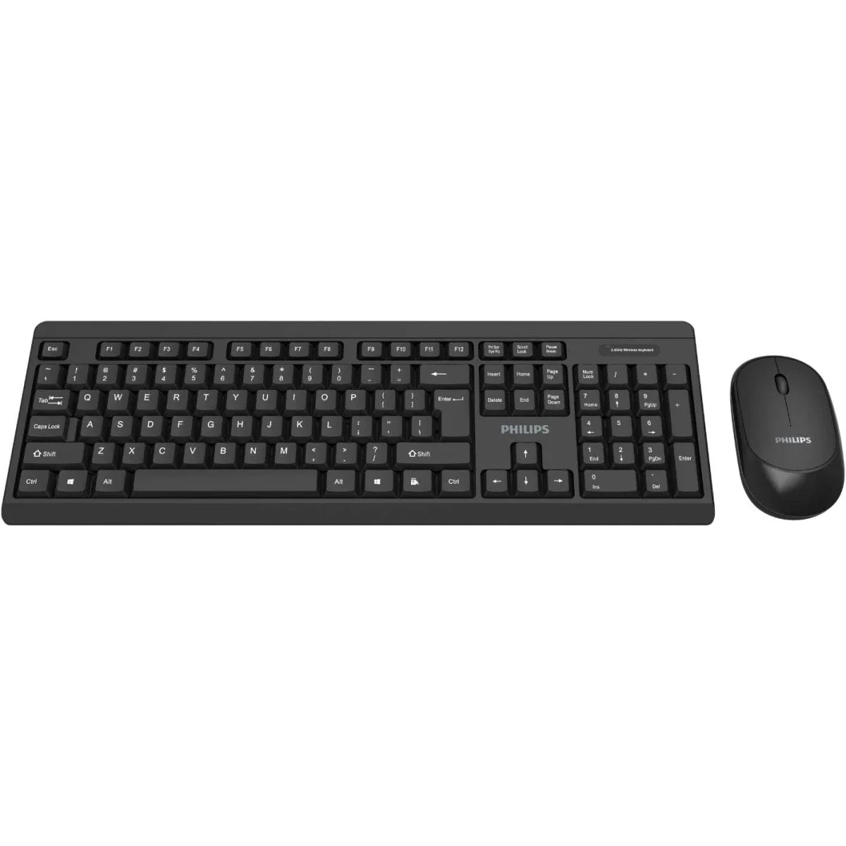 Philips MK324 Wireless Keyboard and Mouse Combo with Adjustable DPI