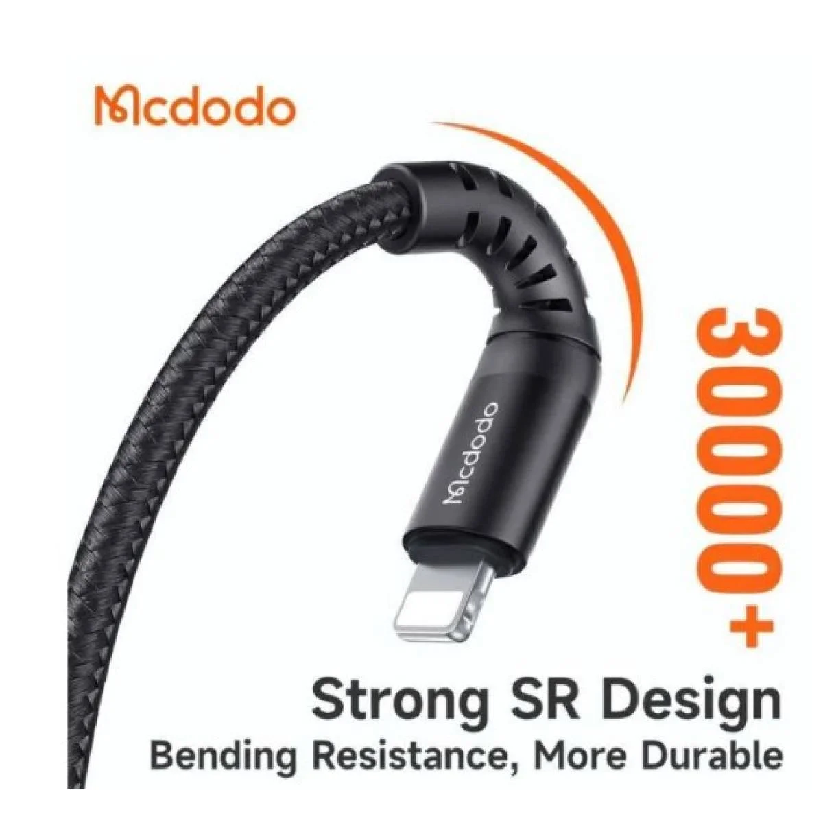 Mcdodo USB-A to Lightning Data & Charging Cable 18W 1m Black - Thumbnail 4