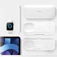 MOMAX Airbox Foldable 5-in-1 Wireless Charging Power Bank 10000mAh White - Thumbnail 13