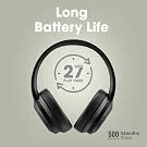 Promate Concord ANC Over-Ear Bluetooth Headphones, 27H Playback, Black - Thumbnail 15