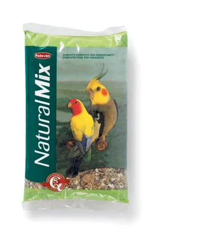 طعام ببغاوات صغيرة Naturalmix Parrocchetti كامل 850 غرام