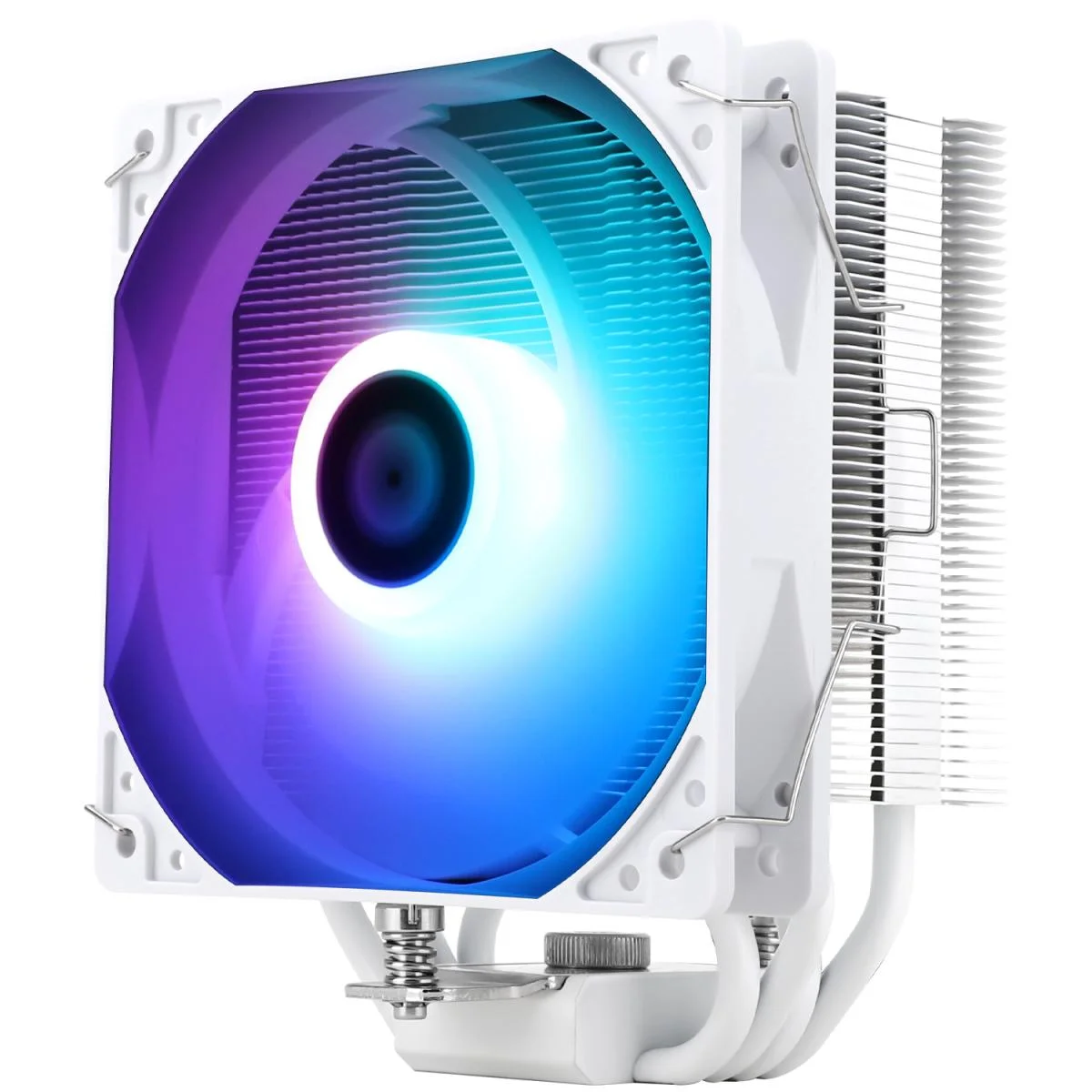 مبرد هوائي للمعالج Thermalright Assassin X 120 Refined SE أبيض ARGB، 4 أنابيب حرارية، LGA1700