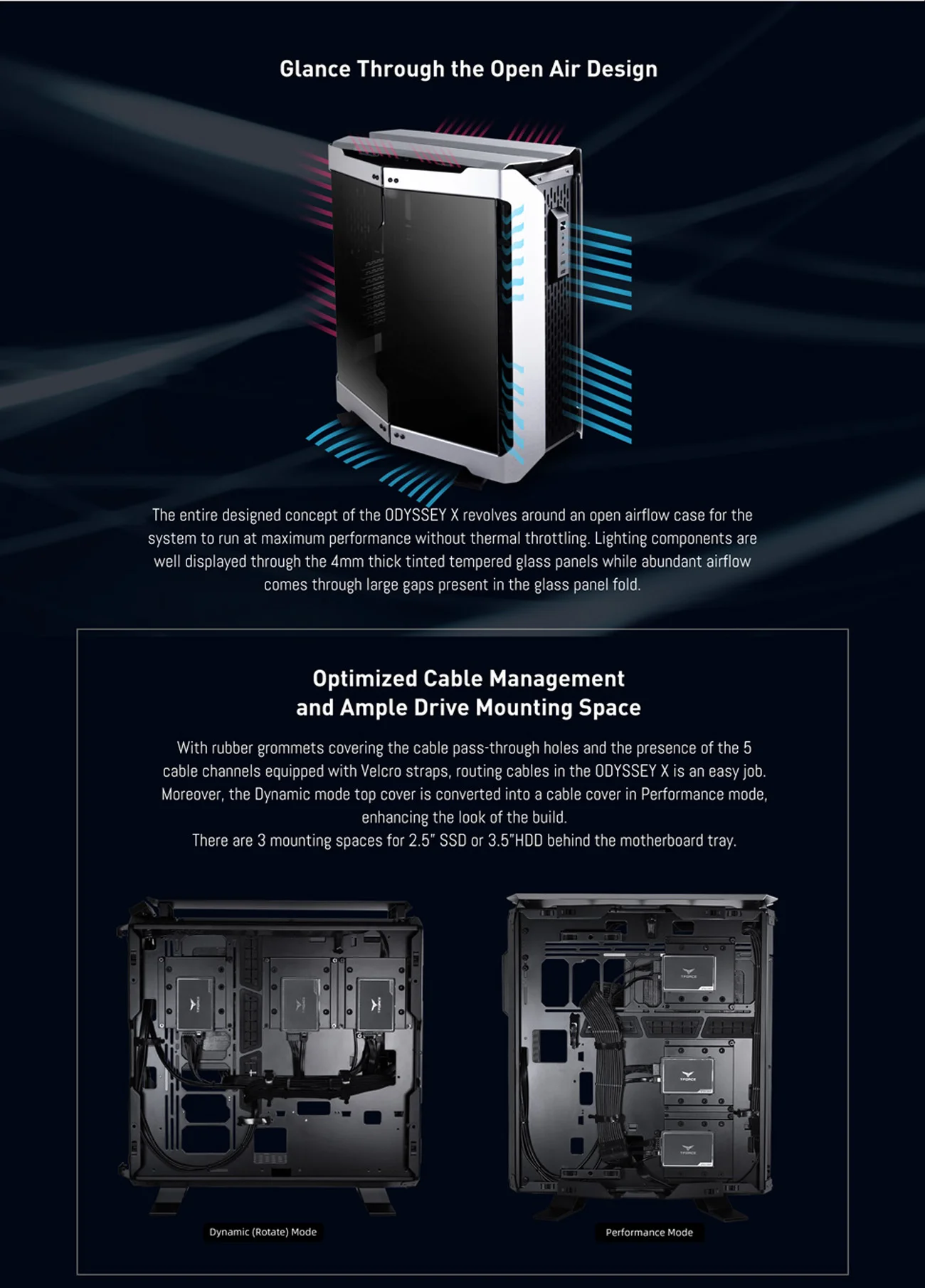 LIAN LI Odyssey X TR-01A Full Tower Gaming PC Case Tempered Glass Aluminum Silver - Image 11