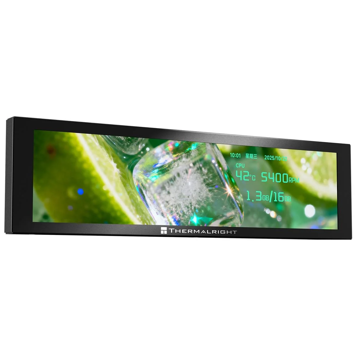 Thermalright Trofeo Vision 9.16-Inch IPS LCD Display, 1920 x 480, USB Type-C, Black - Thumbnail 2