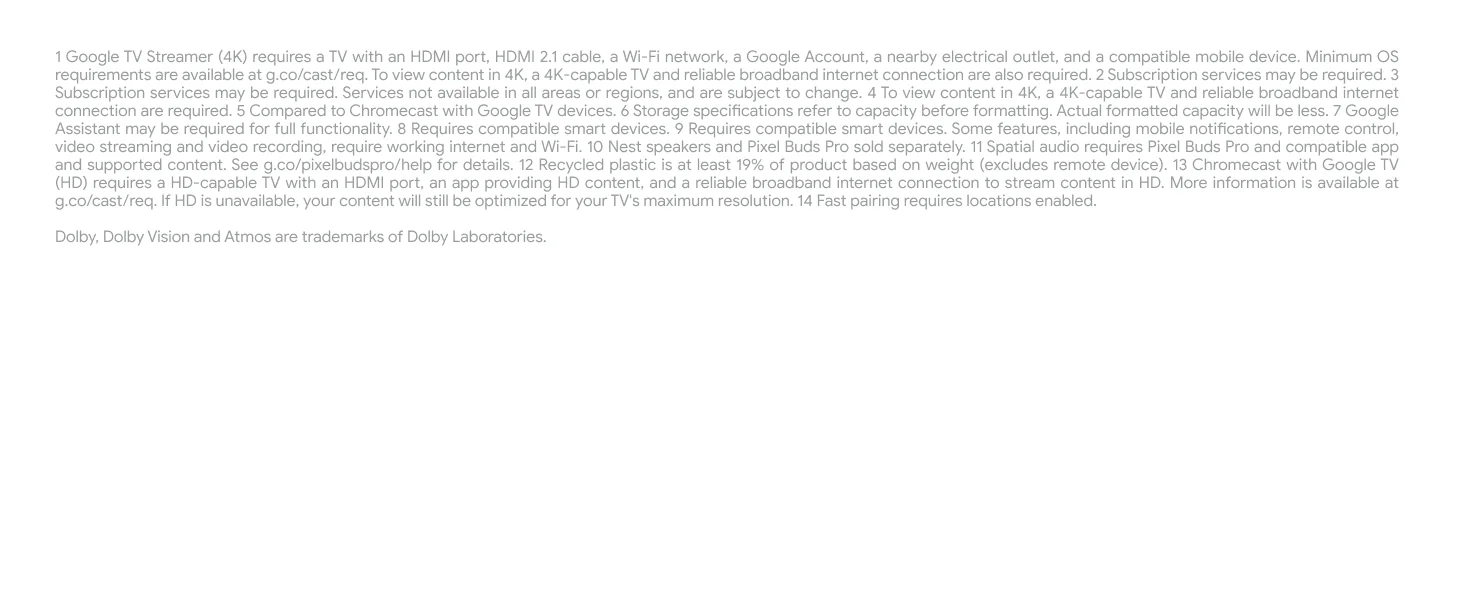 جهاز بث Google TV Streamer 4K مع ريموت صوتي وسعة 32GB، Porcelain - Thumbnail 23