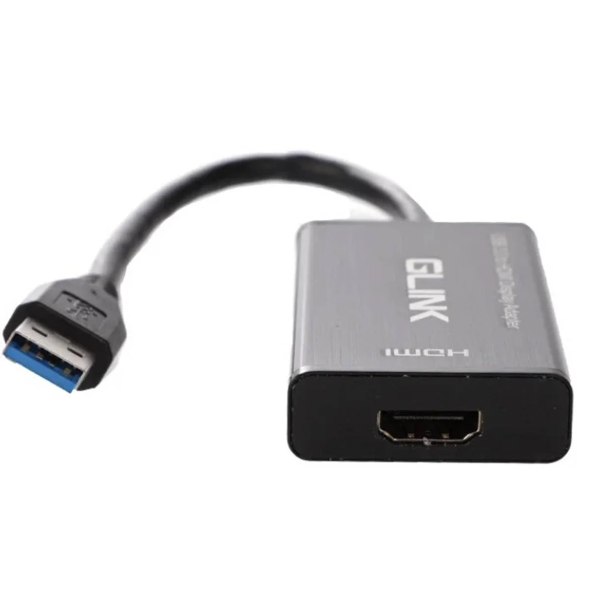 GLINK GL012 USB 3.0 to HDMI Display Adapter, 1080p Full HD, 3.5mm Audio Input for Windows PCs and Laptops - Image 2