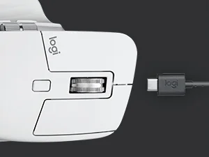 ماوس Logitech MX Master 3S لاسلكي للأداء، 8K DPI، جرافيت - Thumbnail 10