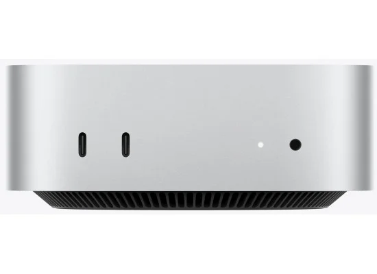 كمبيوتر مكتبي Apple Mac mini M6 بمعالج 12 نواة ورسوميات 12 نواة، رام 16GB وSSD 512GB، حتى 60 هرتز - فضي - Thumbnail 4
