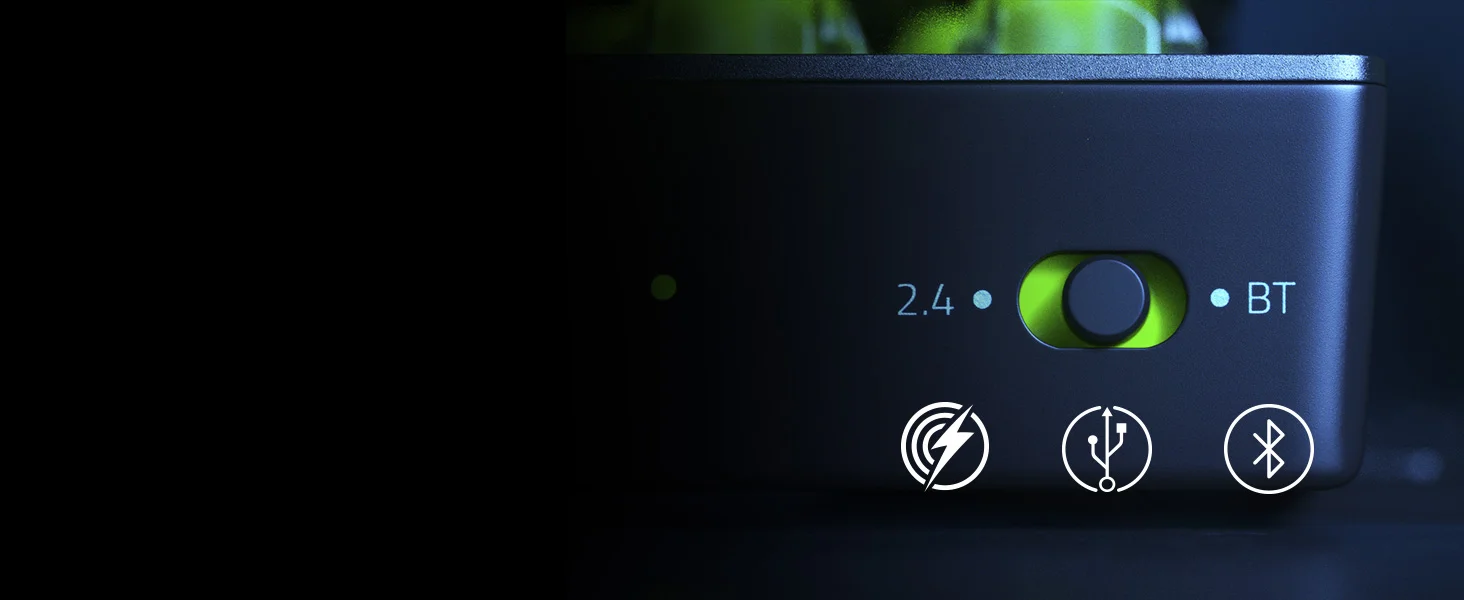 كيبورد ألعاب Razer BlackWidow V3 Mini HyperSpeed لاسلكي ميكانيكي 65% بسويتشات خضراء - Thumbnail 11